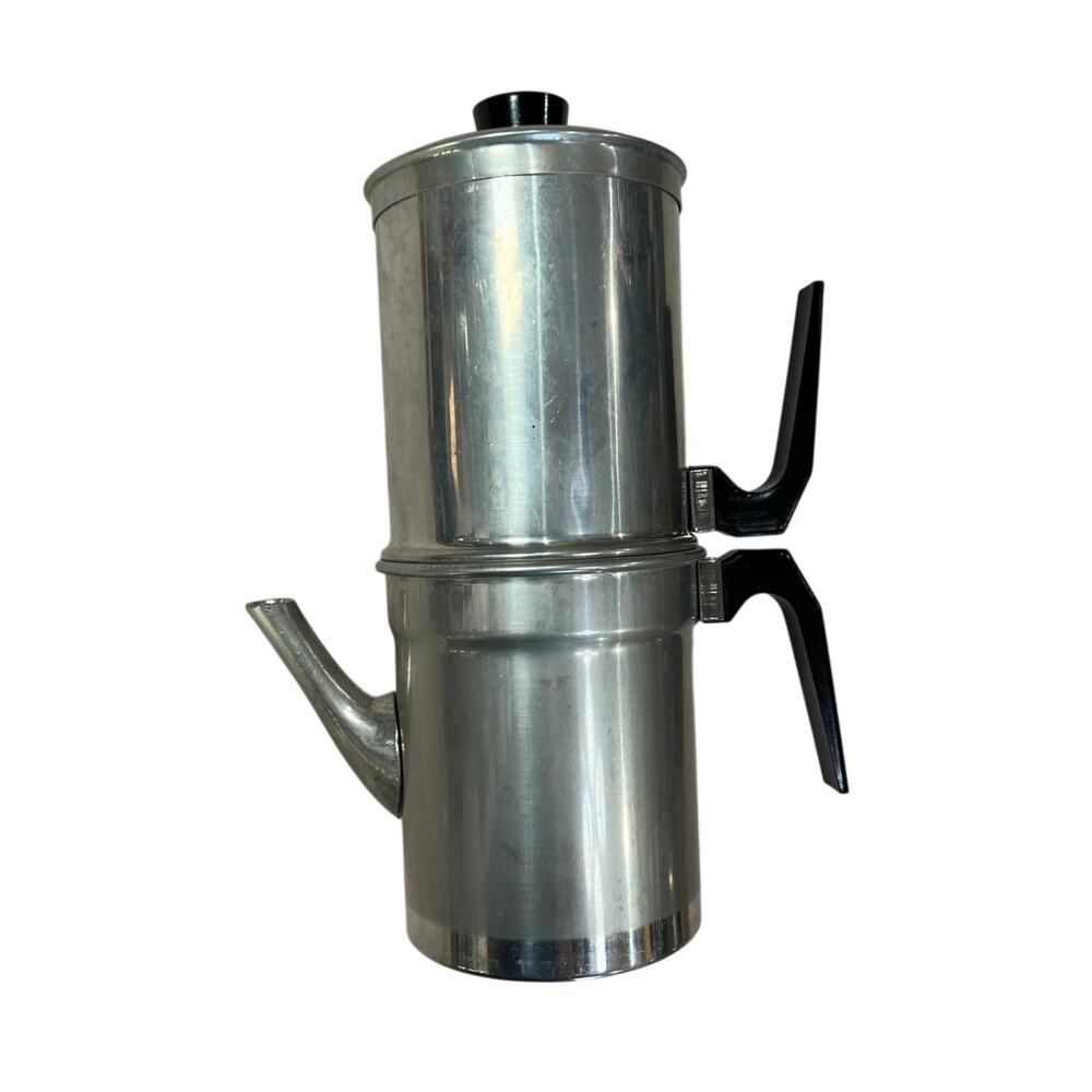 Vintage ILSA Express Flip Drip Stovetop Coffee Maker Aluminum Made in Italy
